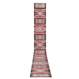 Vintage Turkish Kilim Runner 2'6'' x 20'6''