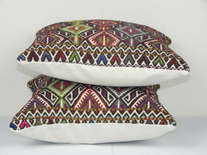 Kilim Pillow Cover Set of 2 | 16'' x 16''