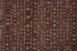 Vintage Turkish Kilim Rug 5'2'' x 7'11''