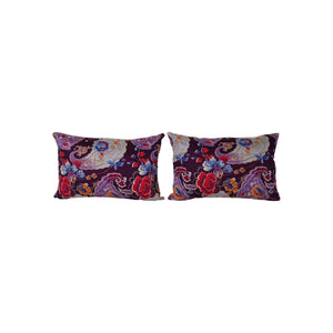 Uzbek Roller Printed Pillow Cover Set of 2 | 15'' x 22''