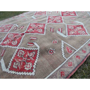 Vintage Oushak Rug 5'1'' x 8'