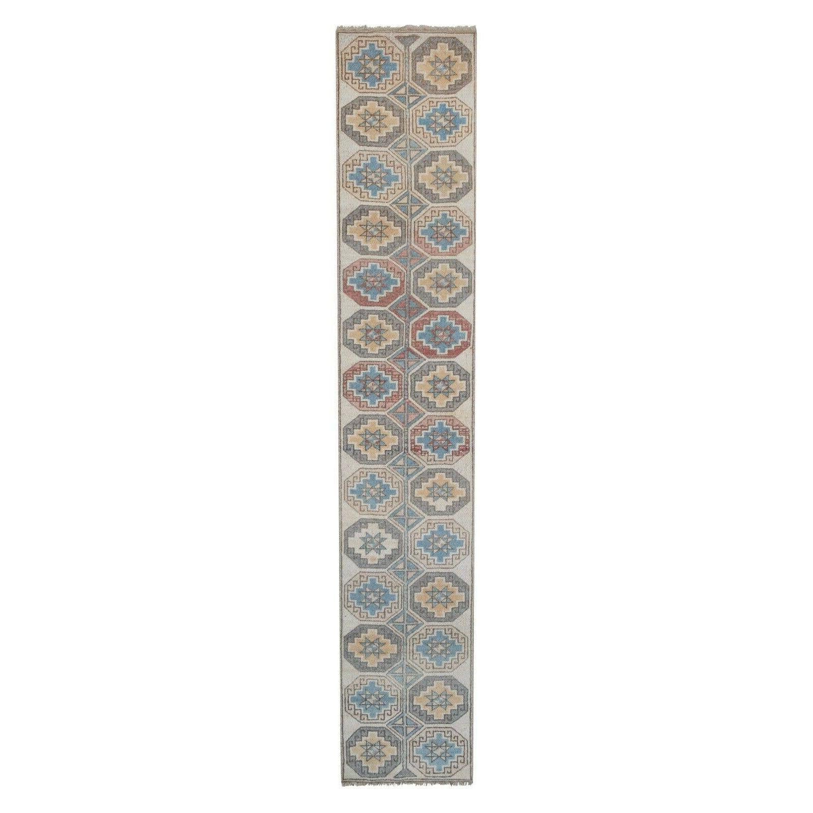Vintage Turkish Anatolian Runner Rug 1'7'' x 8'4''
