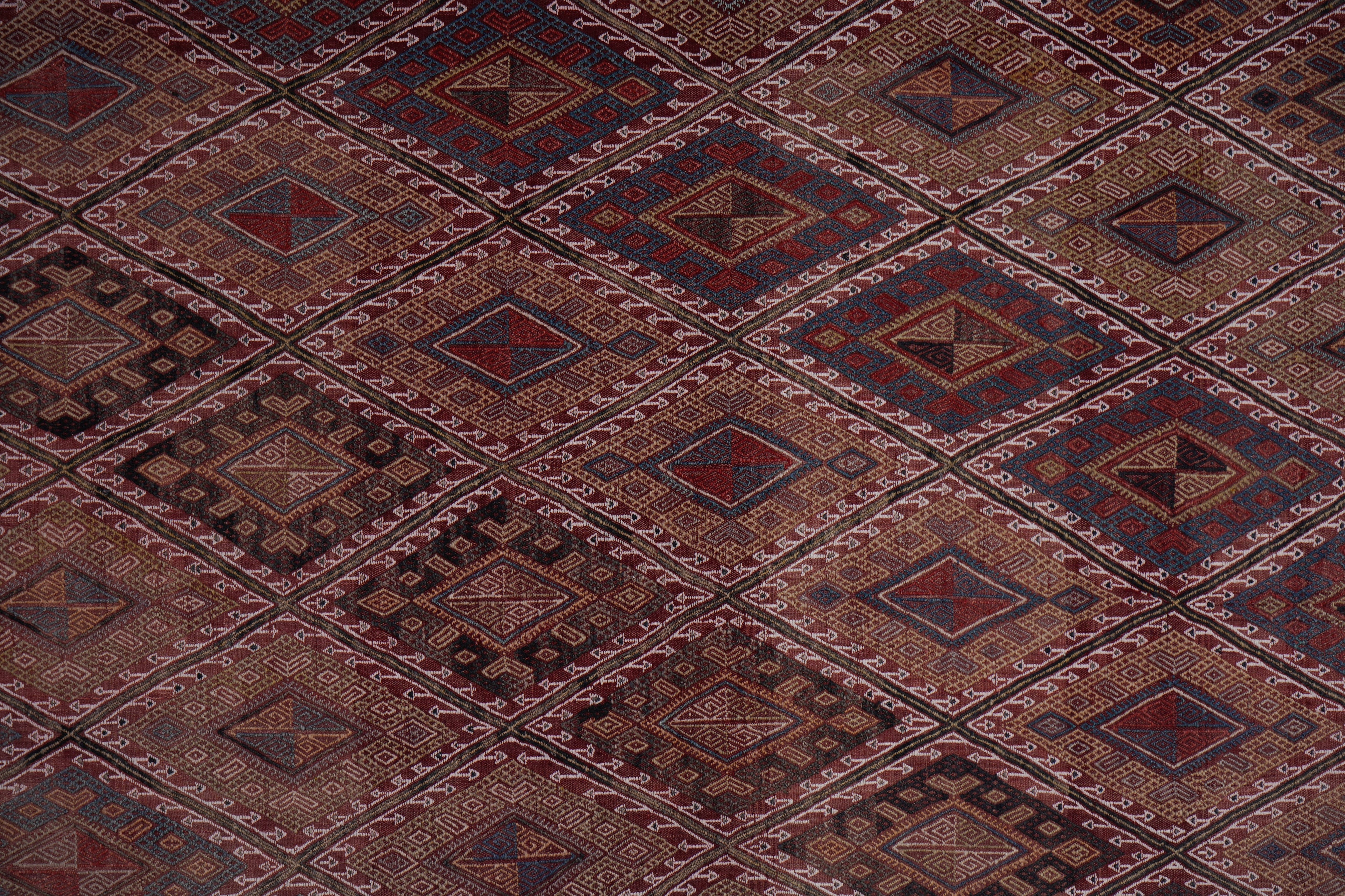 Vintage Turkish Kilim Rug 5'3'' x 7'9''