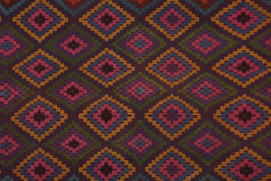 Vintage Turkish Kilim Rug 5'8'' x 8'8''