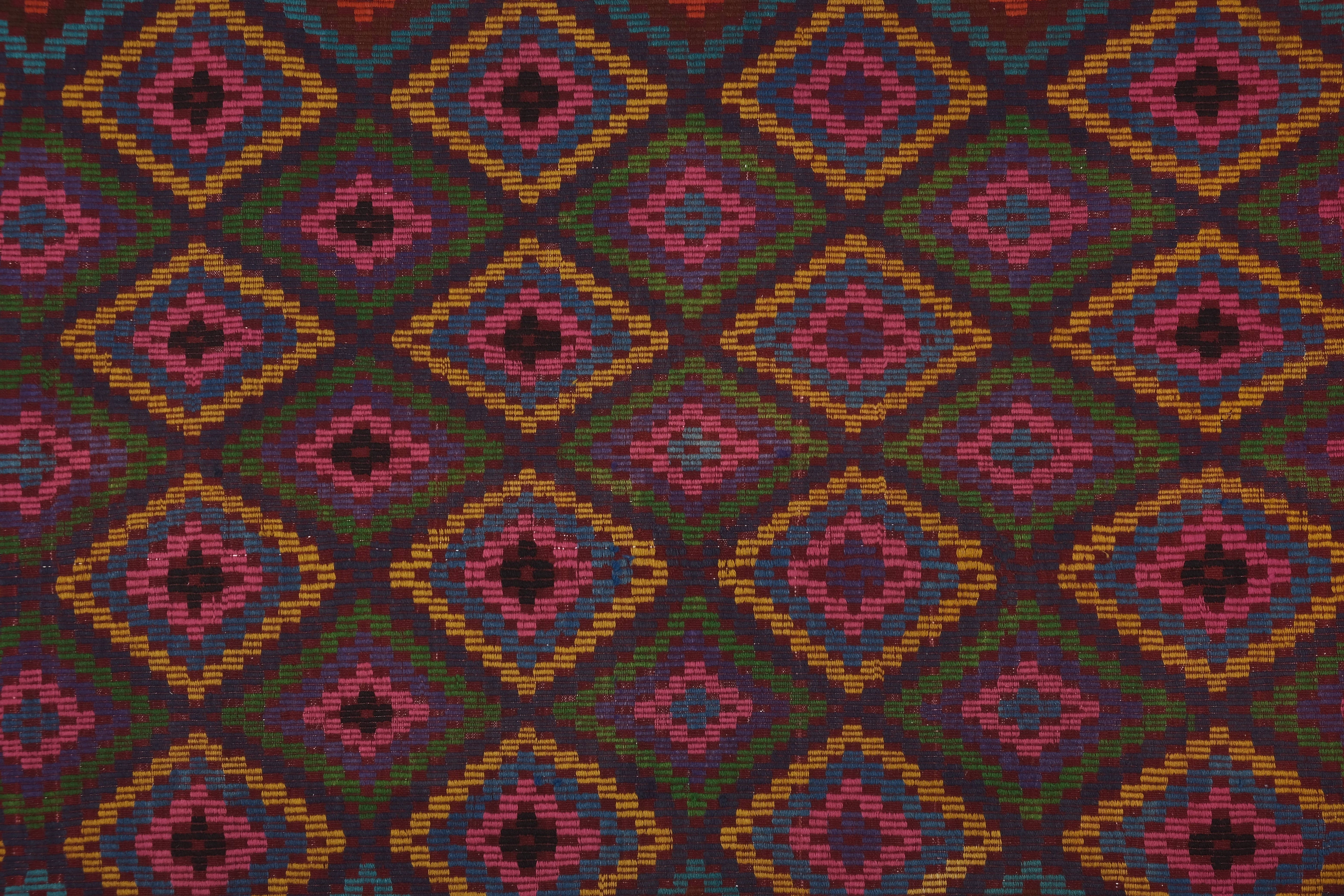 Vintage Turkish Kilim Rug 5'8'' x 8'8''