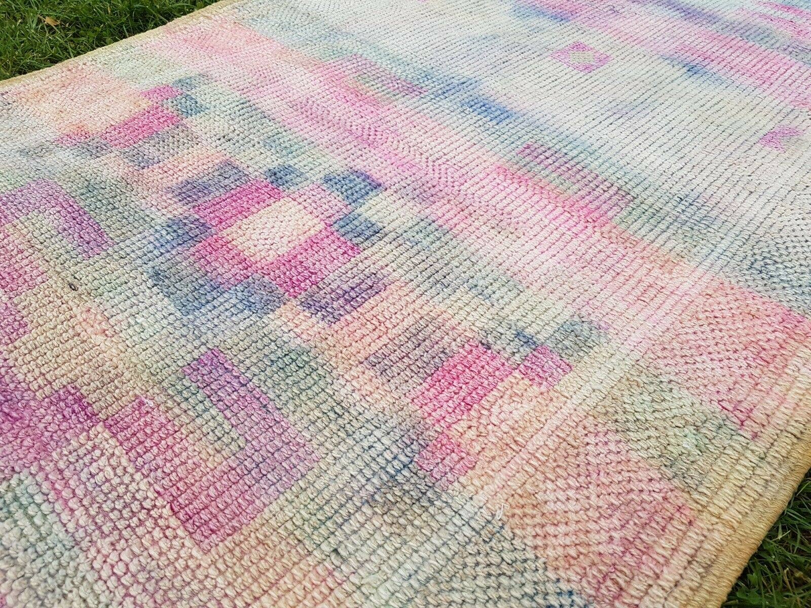 Vintage Oushak Runner 3' x 16'2''