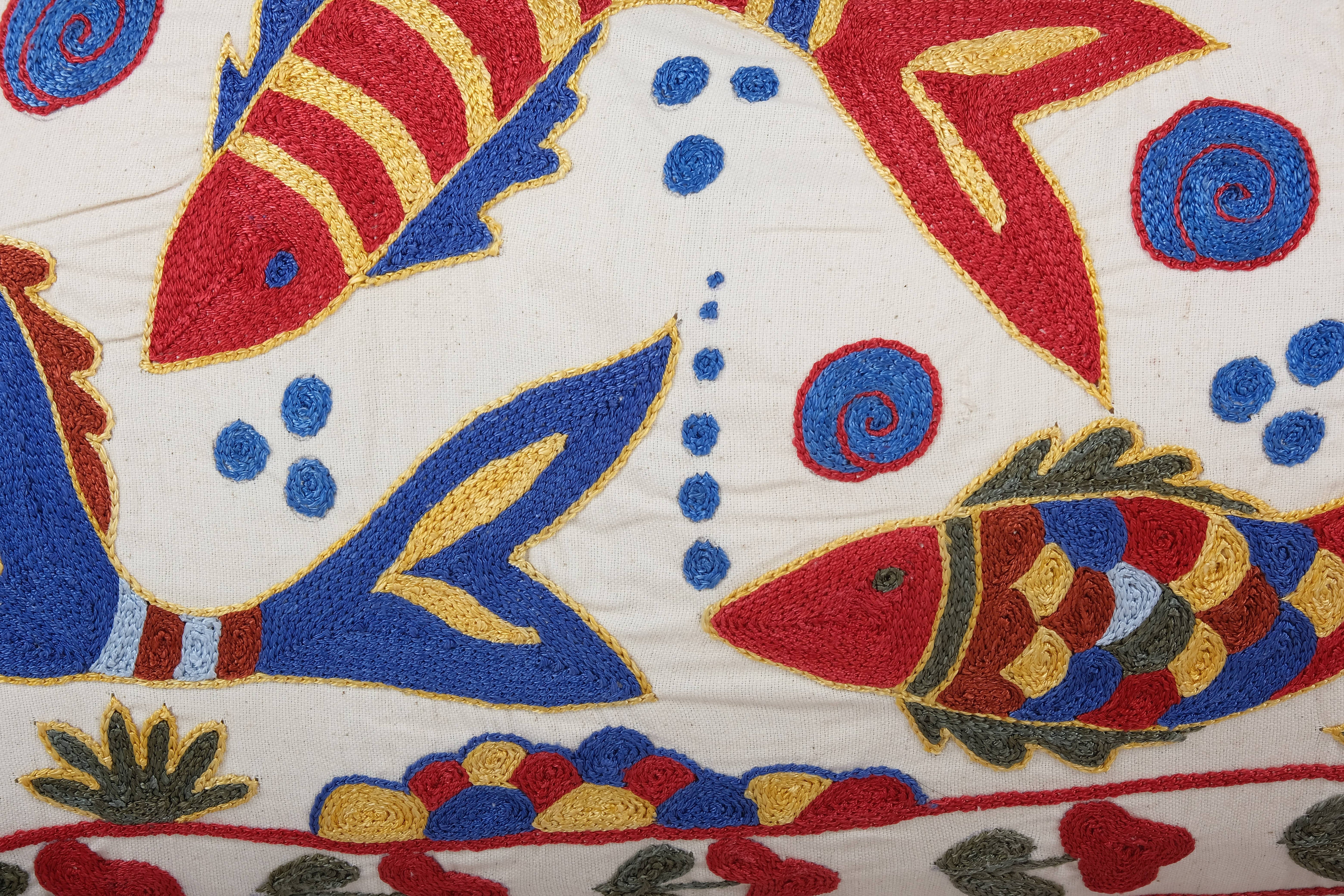 Suzani Bedding Pillow Cover | 17'' x 38''