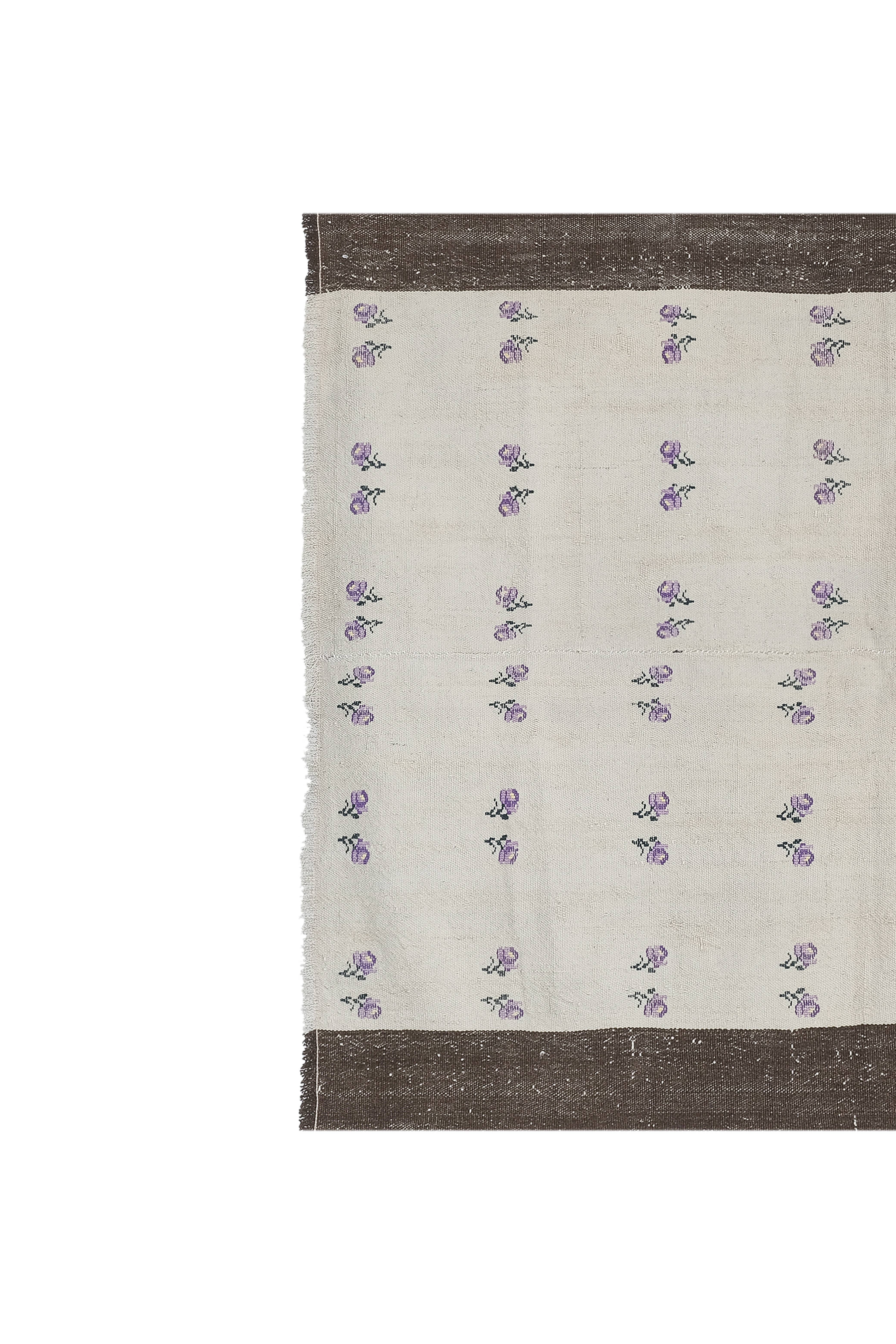 Vintage Turkish Kilim Rug 3'11'' x 5'4''