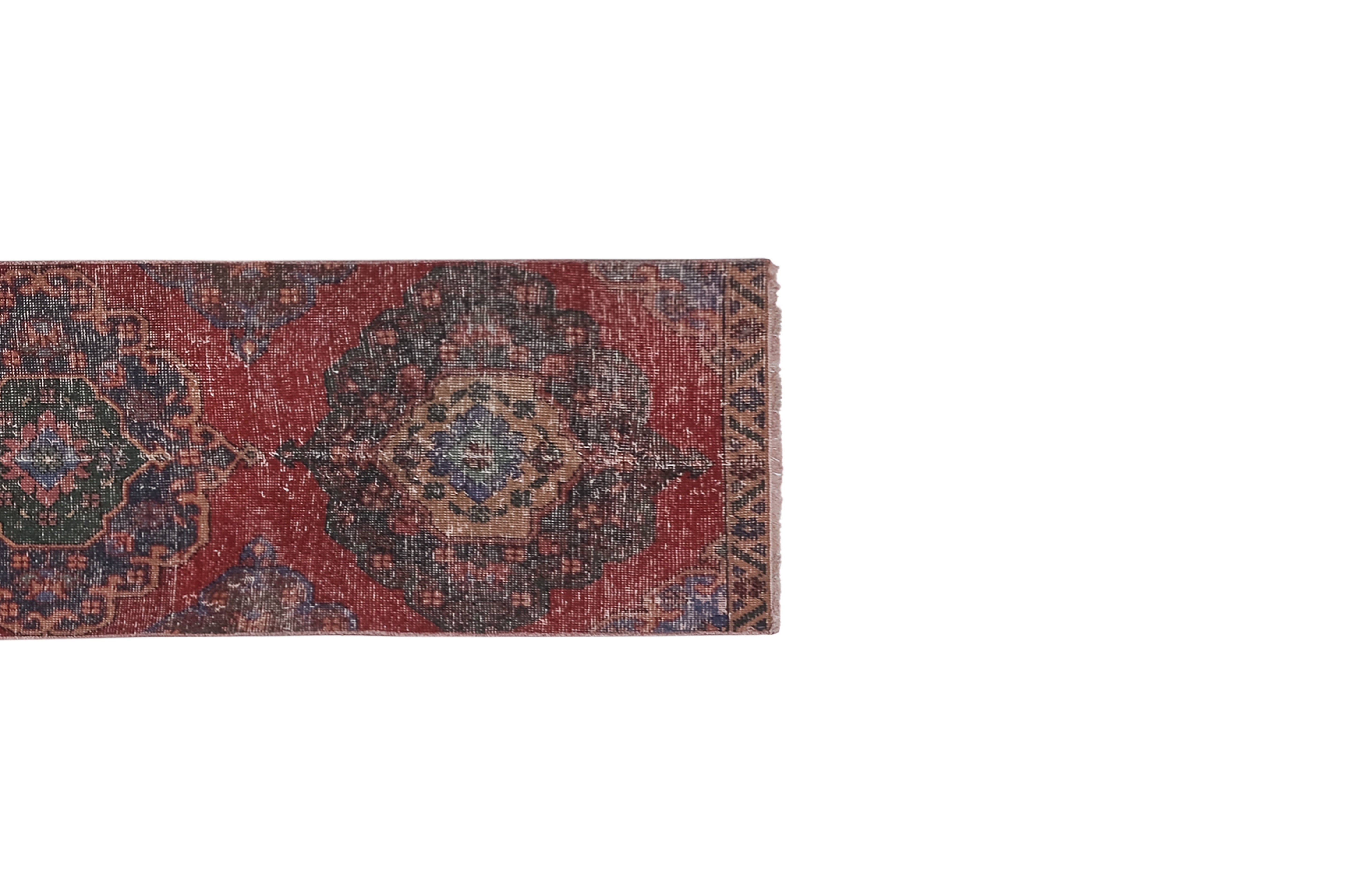 Vintage Turkish Runner Rug 2'1'' x 12'4''