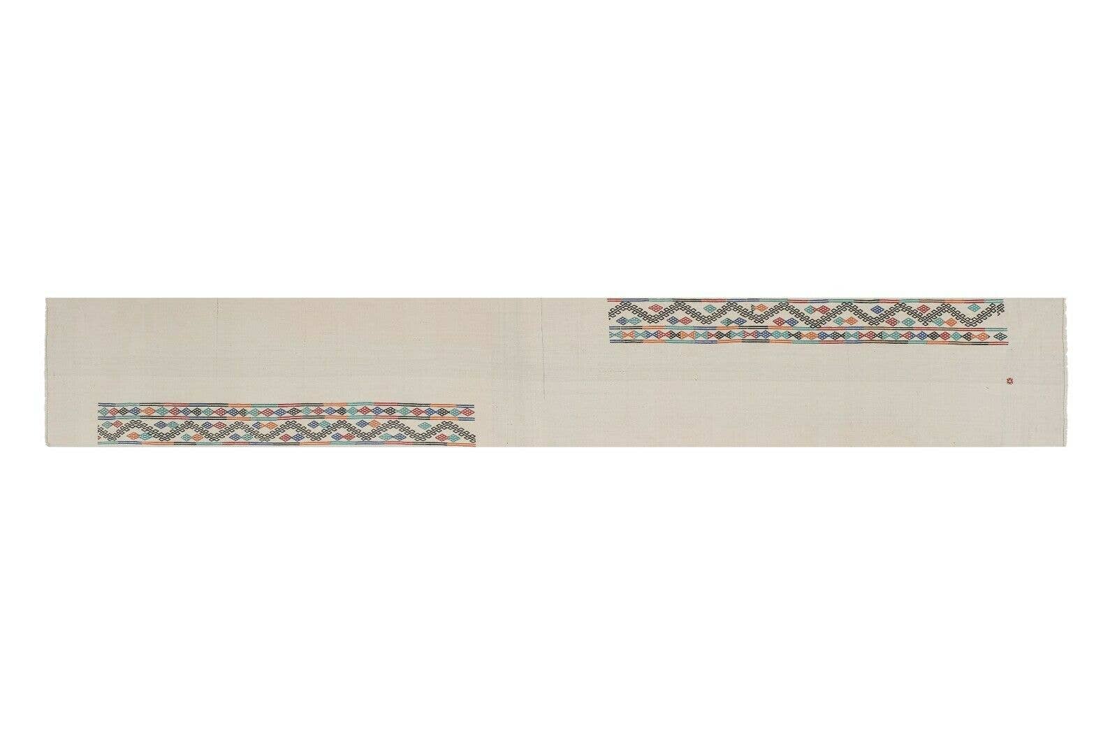 Vintage Turkish Kilim Runner 2'5'' x 15'8''