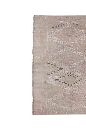Vintage Turkish Kilim Rug 5'2'' x 7'3''
