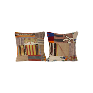 Kilim Patchwork Pillow Cover Set of 2 | 20'' x 20''