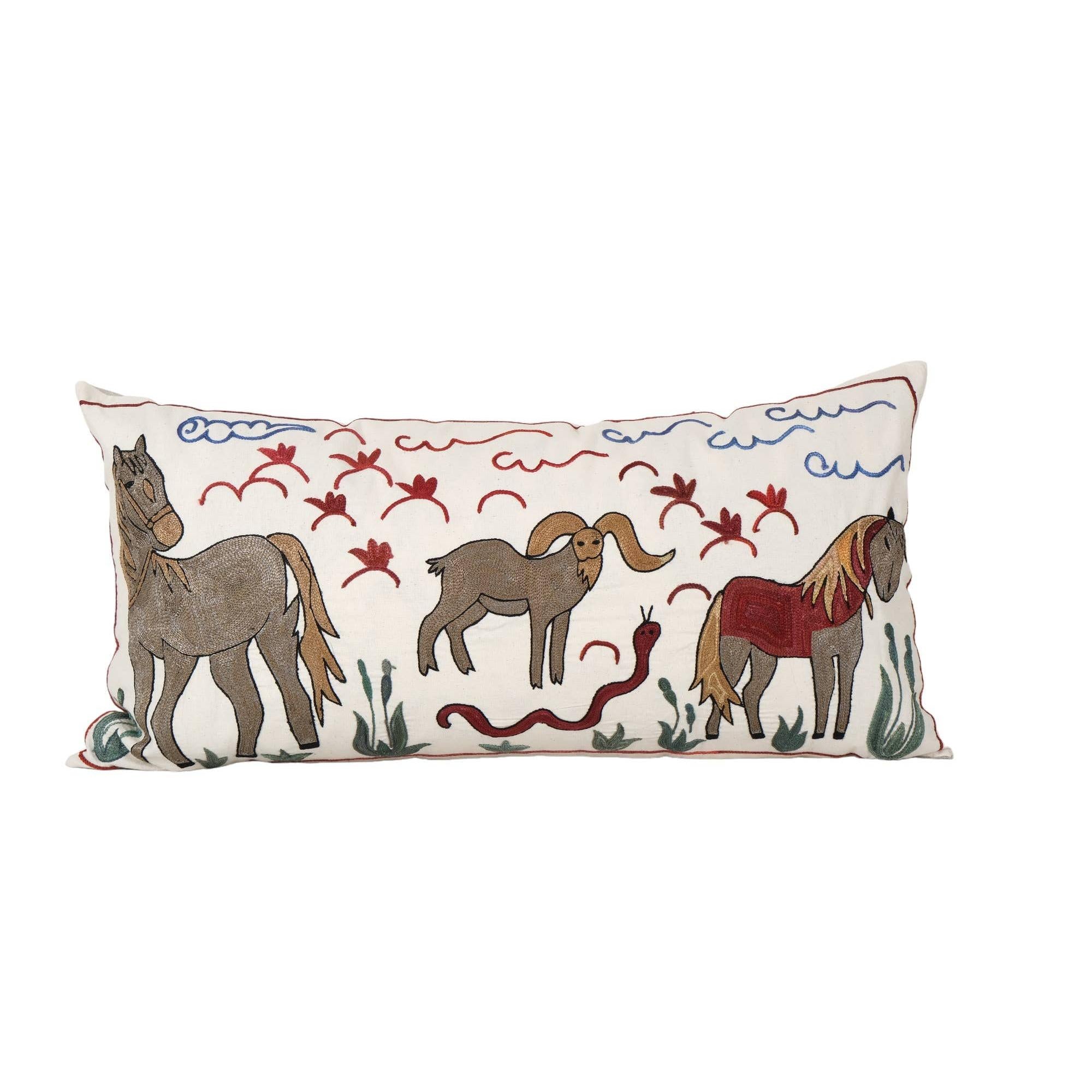 Suzani Bedding Pillow Cover | 18'' x 36''