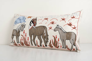 Suzani Bedding Pillow Cover | 18'' x 34''