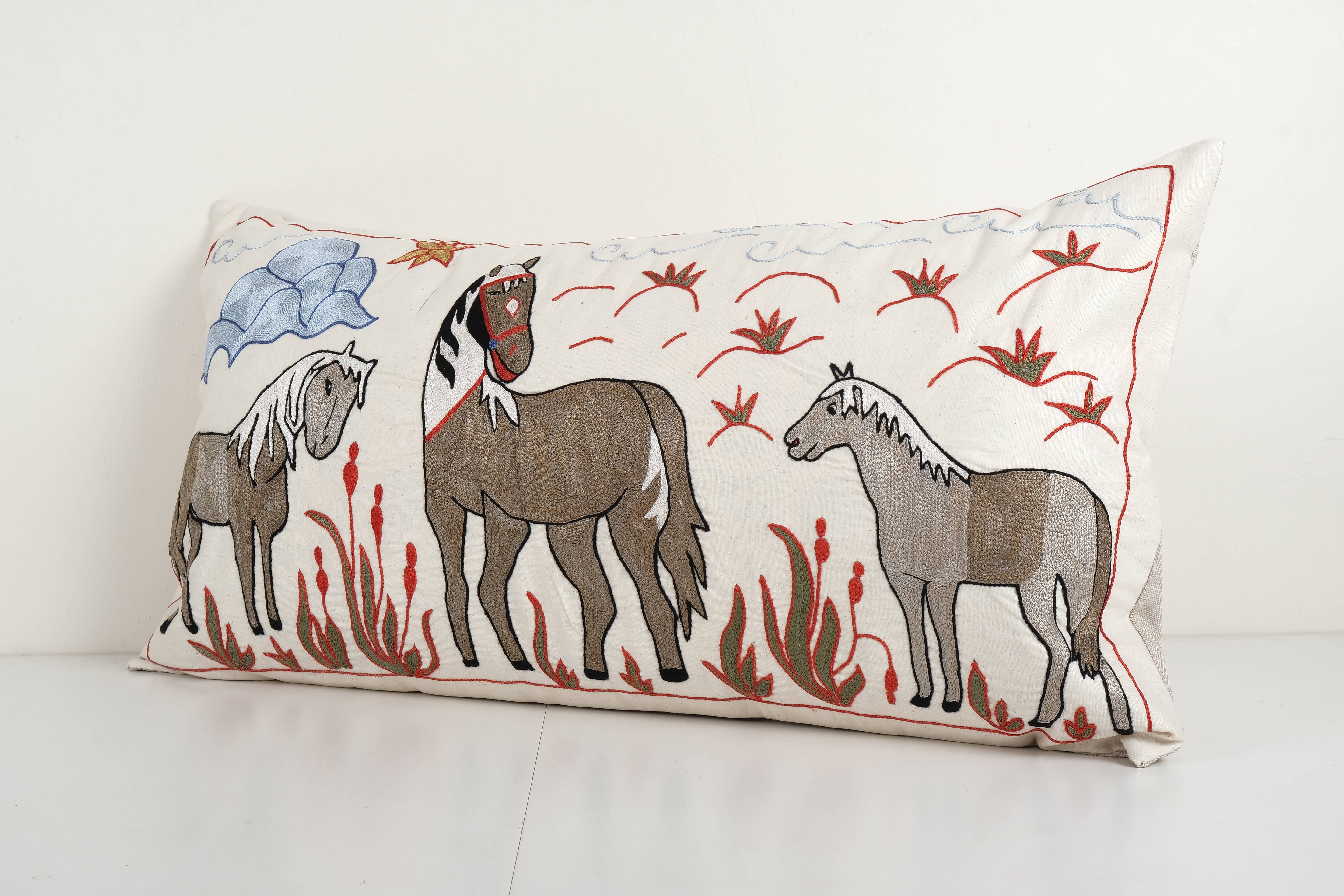 Suzani Bedding Pillow Cover | 18'' x 34''