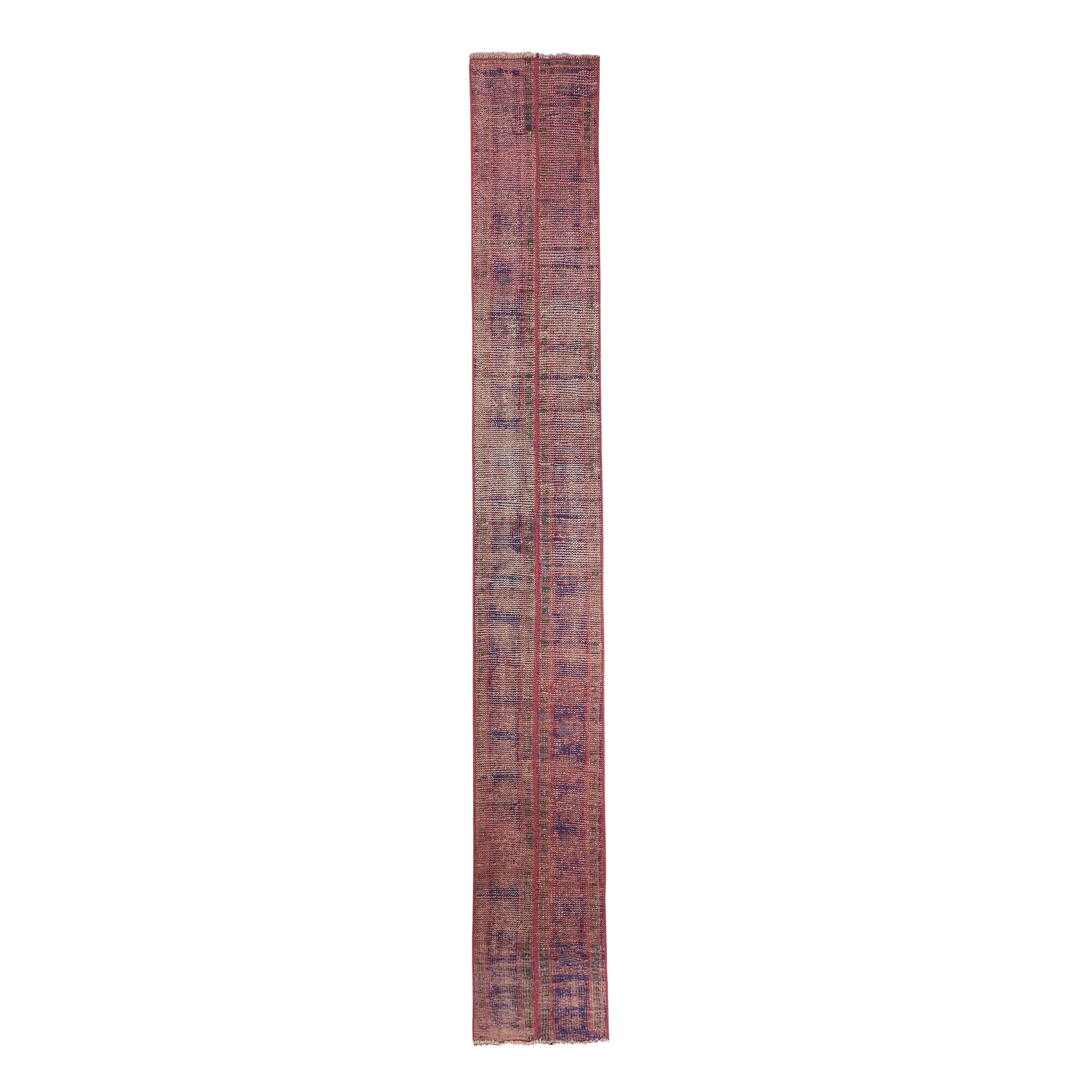 Vintage Oushak Runner 1'5'' x 12'2''