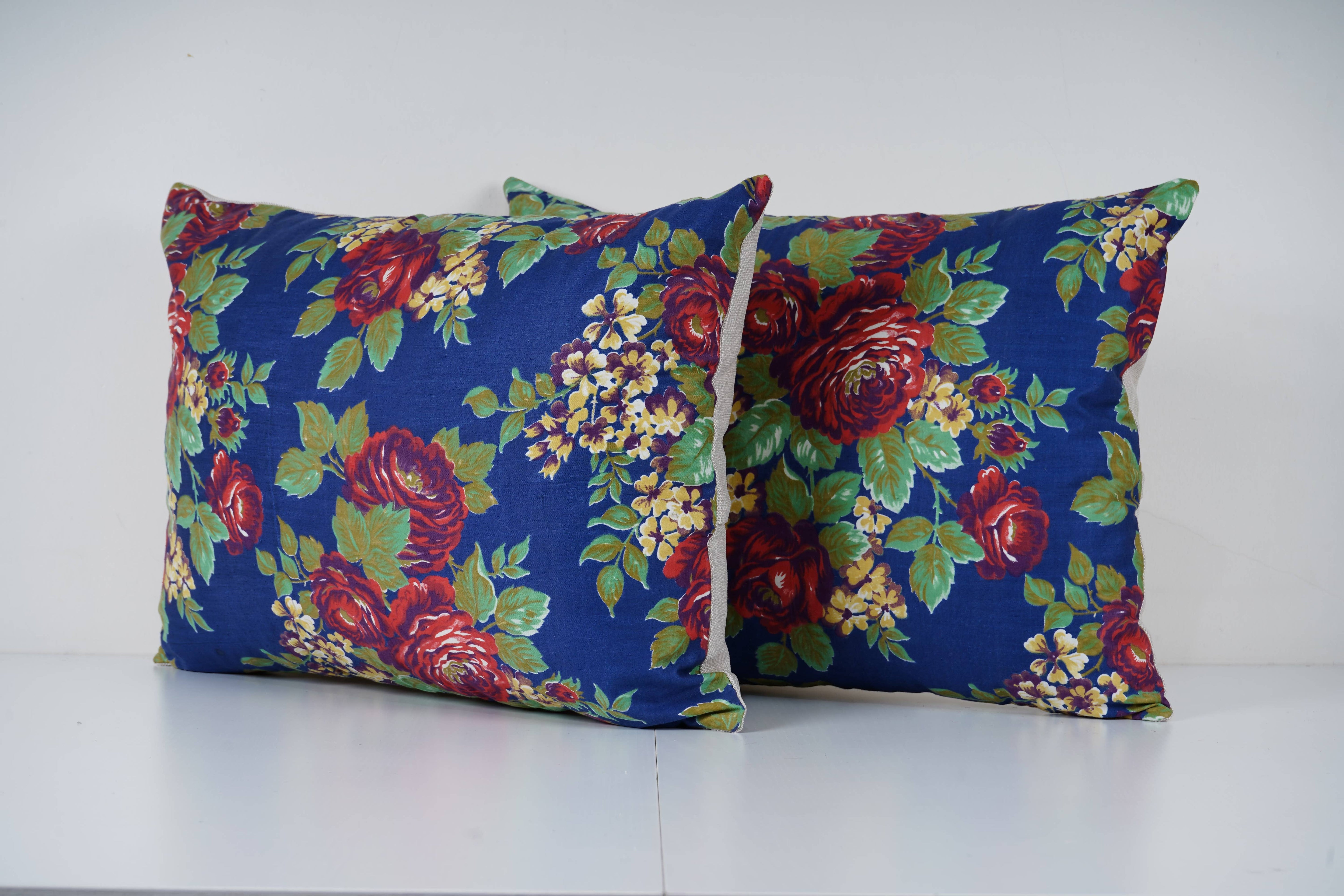 Uzbek Roller Printed Pillow Cover Set of 2 | 16'' x 22''