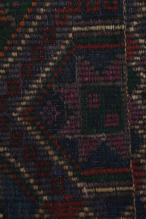 Vintage Turkish Kilim Rug 7'5'' x 9'6''