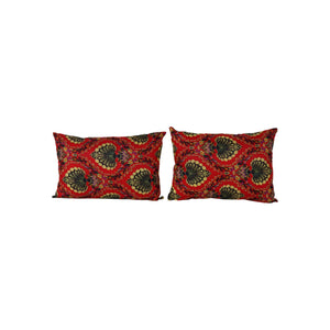 Uzbek Roller Printed Pillow Cover Set of 2 | 16'' x 22''