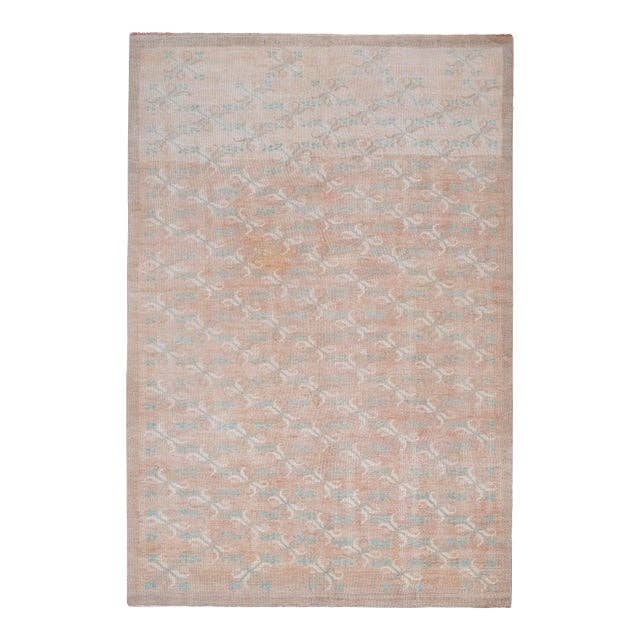 Vintage Turkish Karapinar Rug 4'7'' x 7'1''