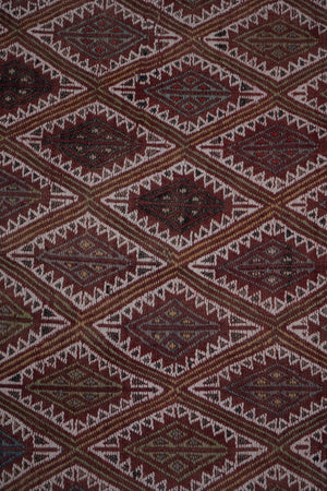 Vintage Turkish Jajim Rug 4'8'' x 7'1''
