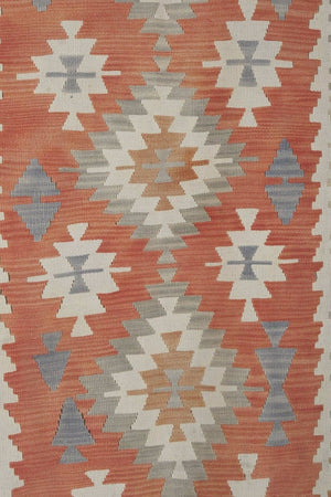 Vintage Turkish Kilim Rug 3'5'' x 5'7''