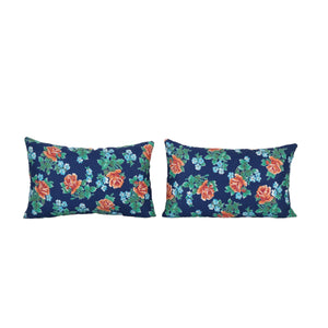 Uzbek Roller Printed Pillow Cover Set of 2 | 14'' x 22''