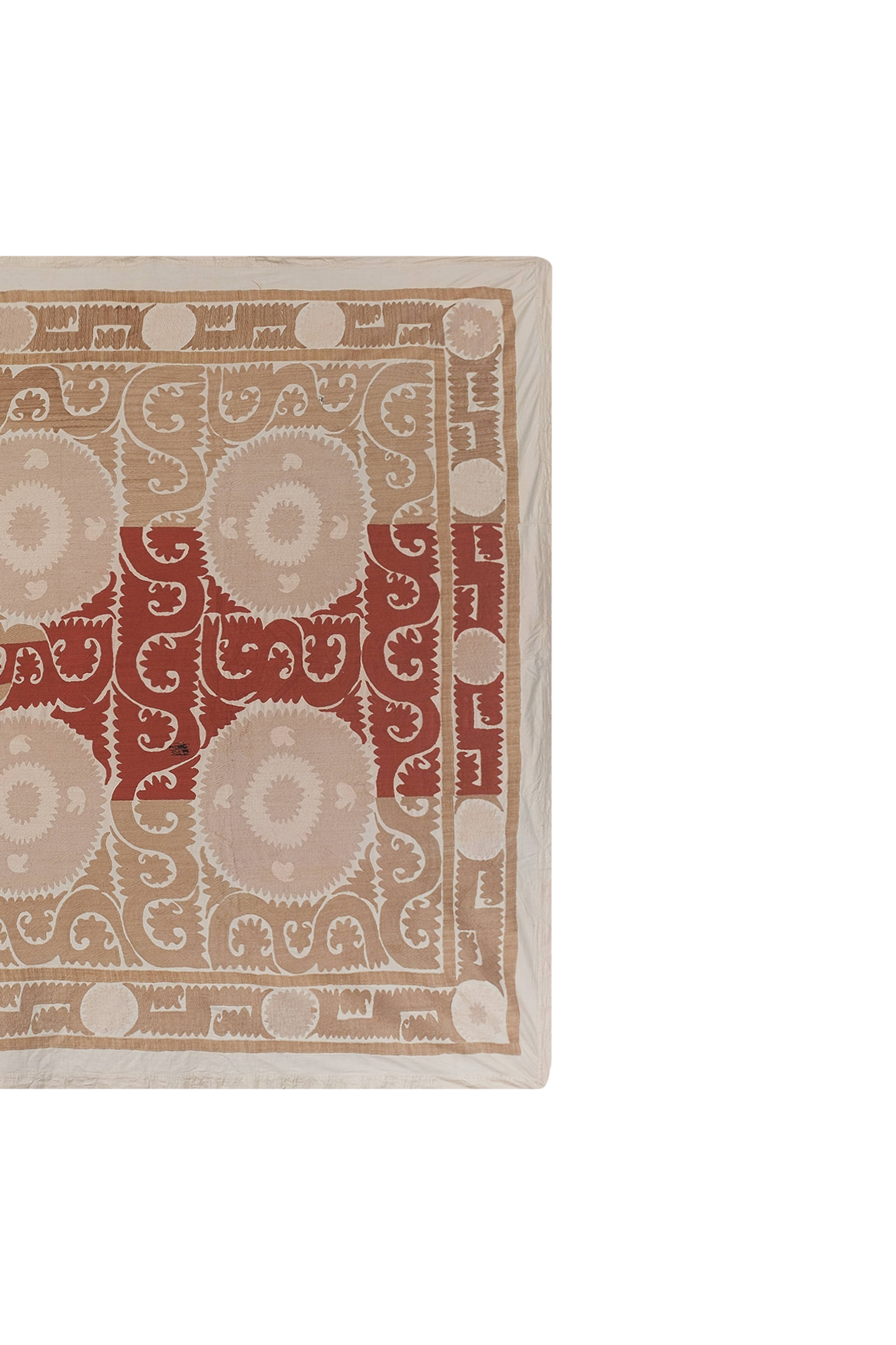 Camel Suzani Wall Hanging & Bedspread | 7'7'' x 12'4''
