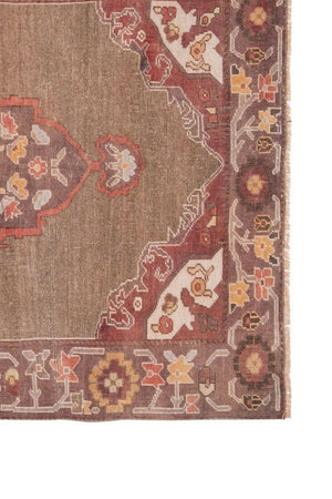 Vintage Turkish Karapinar Rug 5' x 8'6''