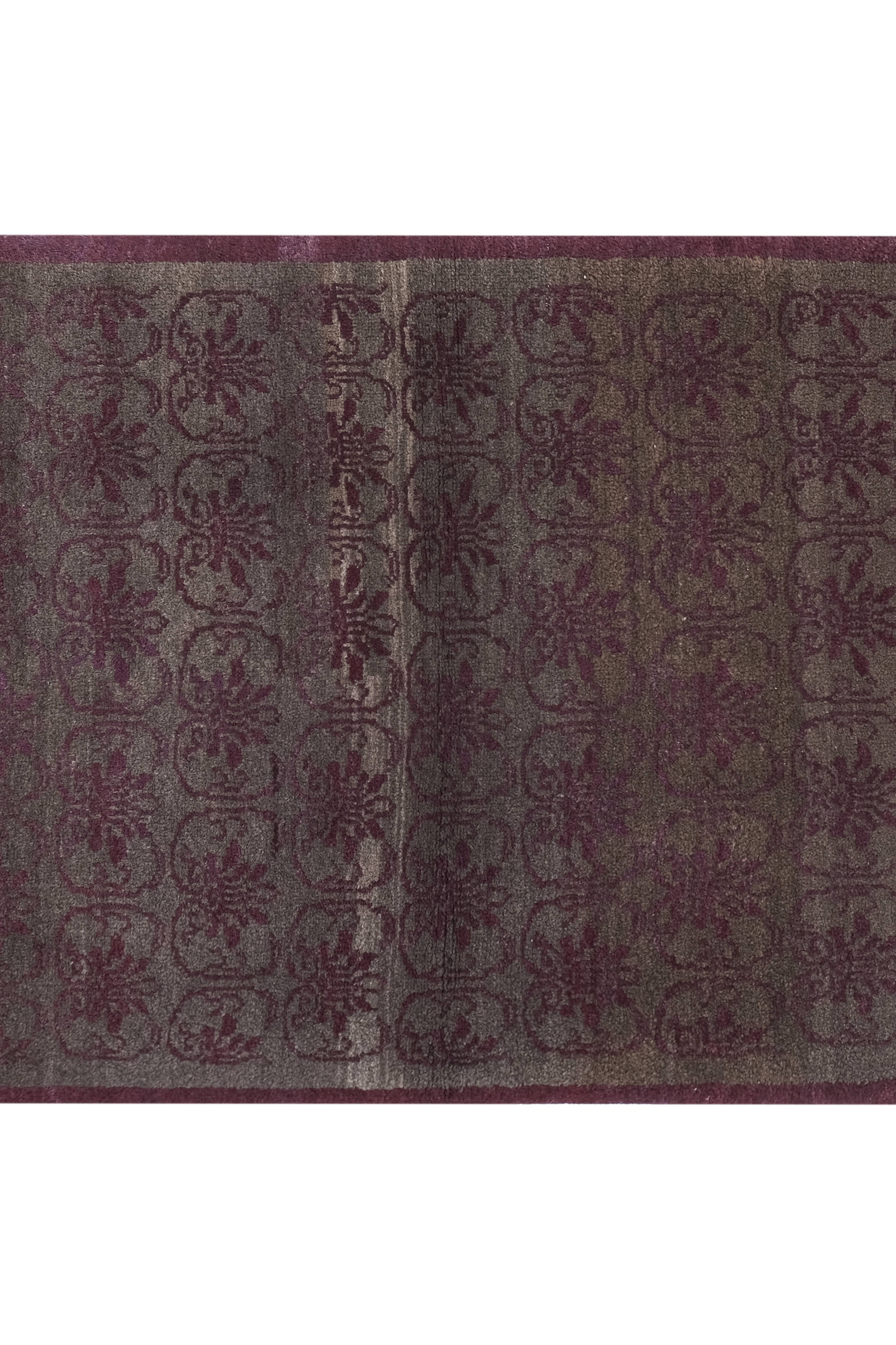 Vintage Turkish Shaggy Rug 3'3'' x 6'5''