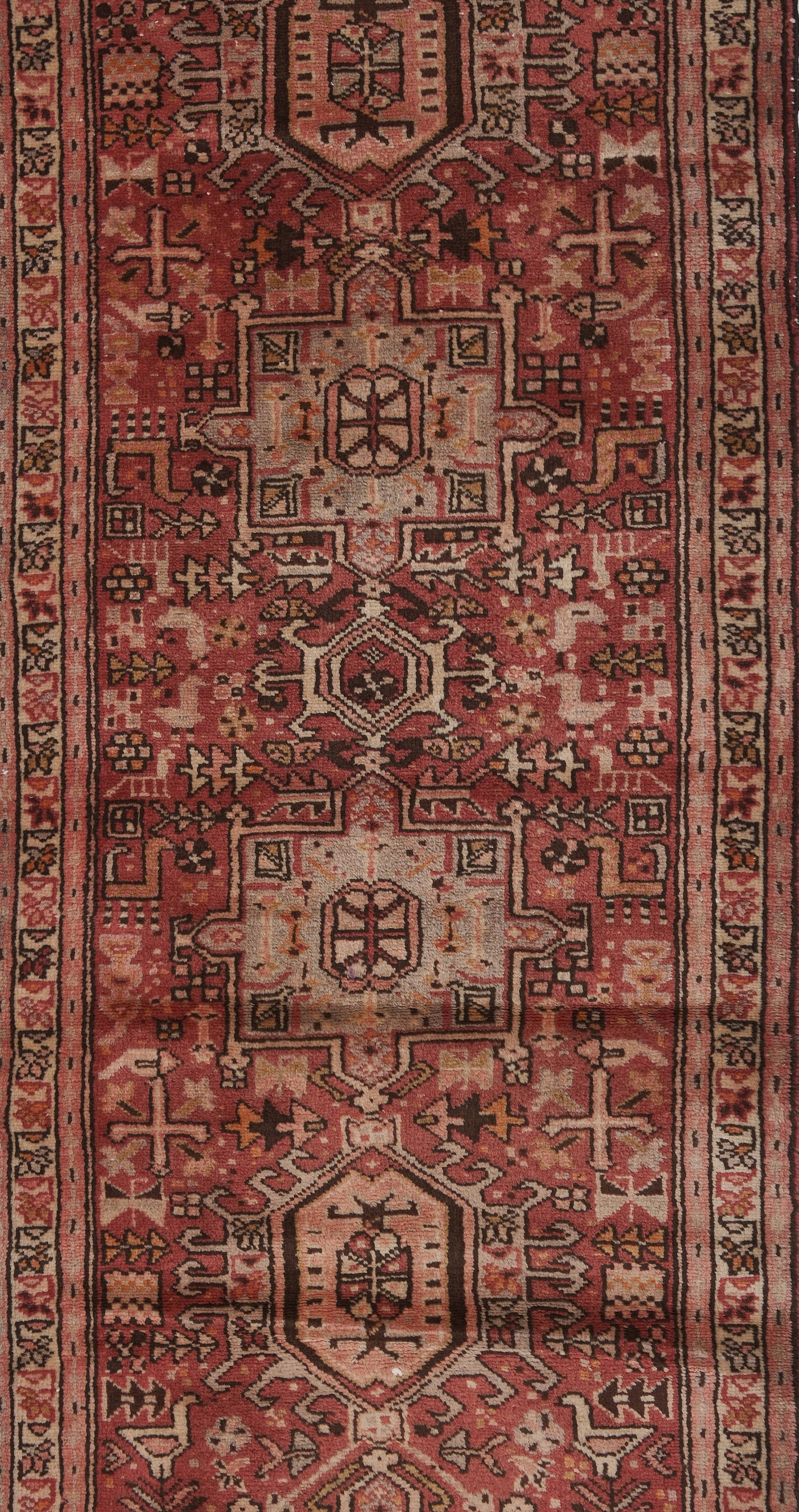 Vintage Caucasian Runner Rug 2'9'' x 12'7''