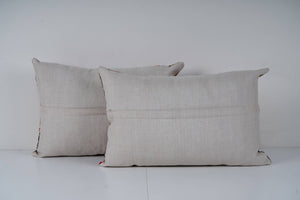 Uzbek Roller Printed Pillow Cover Set of 2 | 14'' x 22''