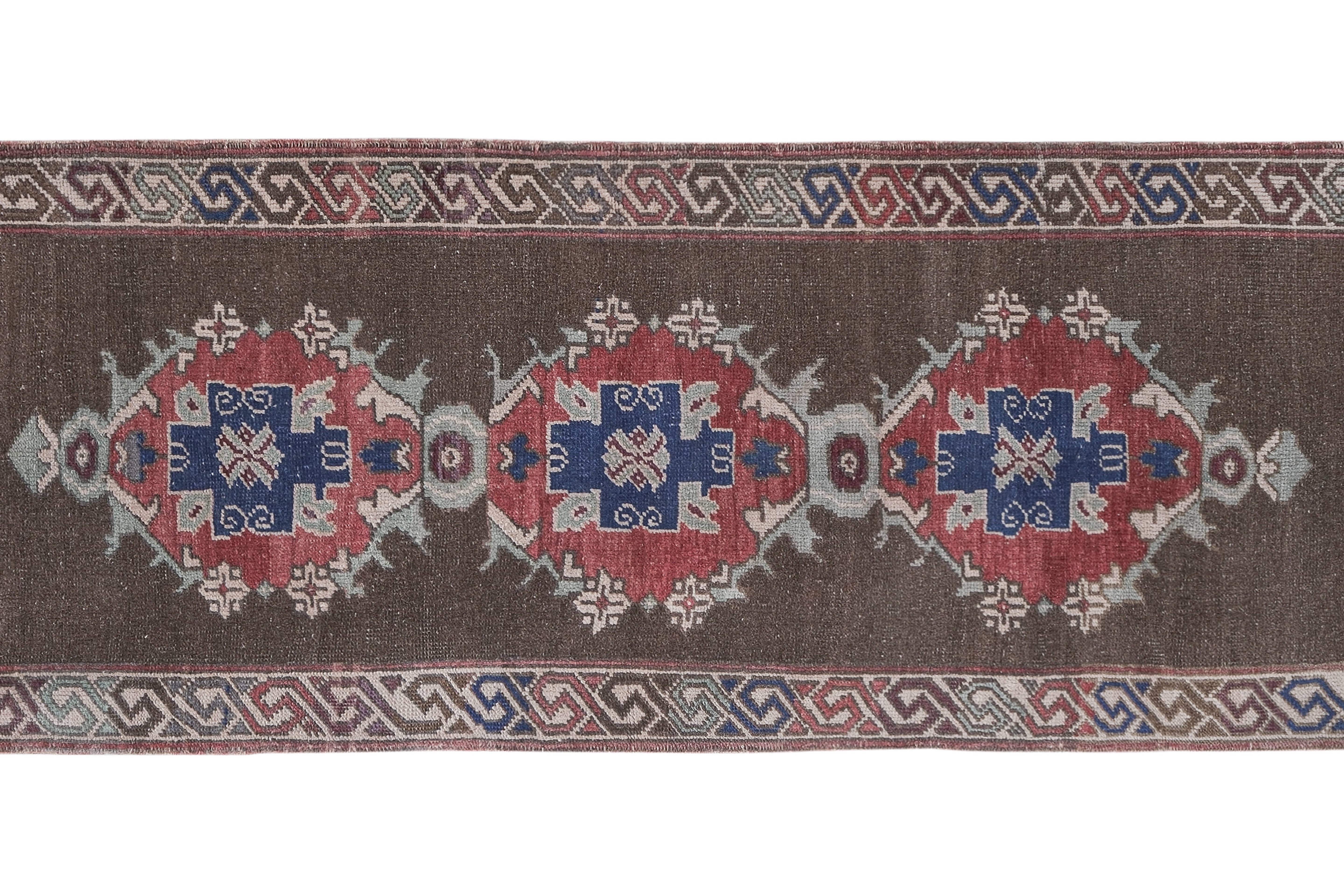 Vintage Turkish Anatolian Runner Rug 2'7'' x 7'2''