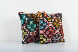 Kilim Pillow Cover Set of 2 | 16'' x 16''