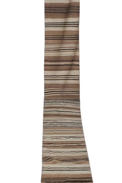 Vintage Turkish Kilim Runner 2'4'' x 25'11''