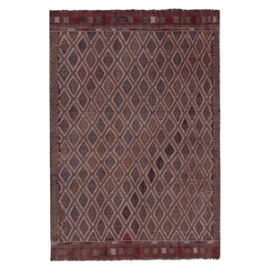 Vintage Turkish Jajim Rug 4'8'' x 7'1''