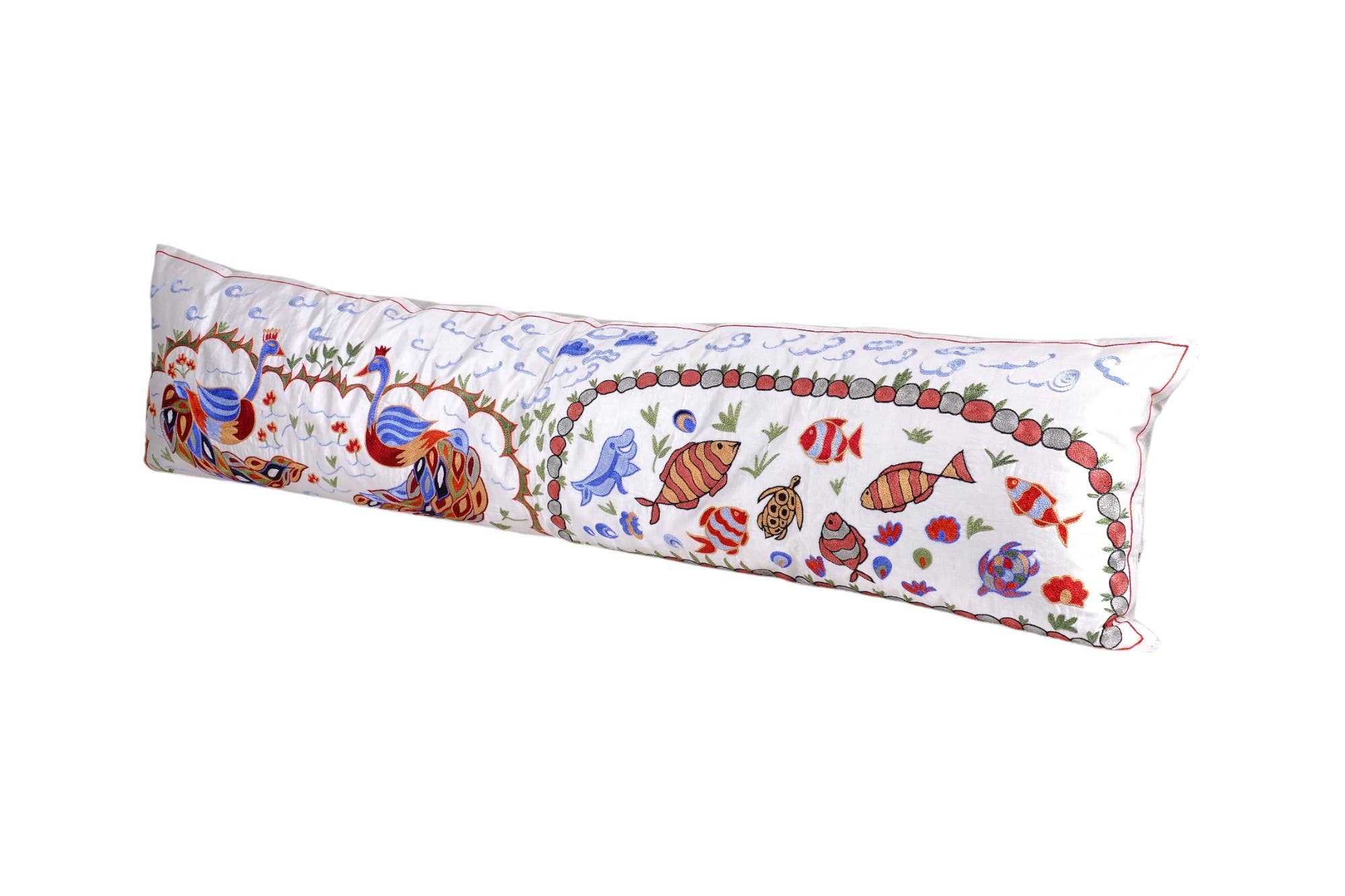 Horse Suzani Bedding Pillow Cover | 1'8'' x 6'5''