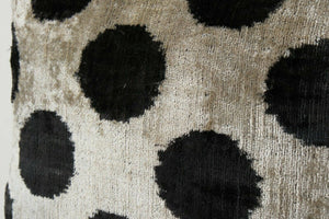 Silk Ikat Velvet Pillow Cover Set of 2 | 16'' x 16''