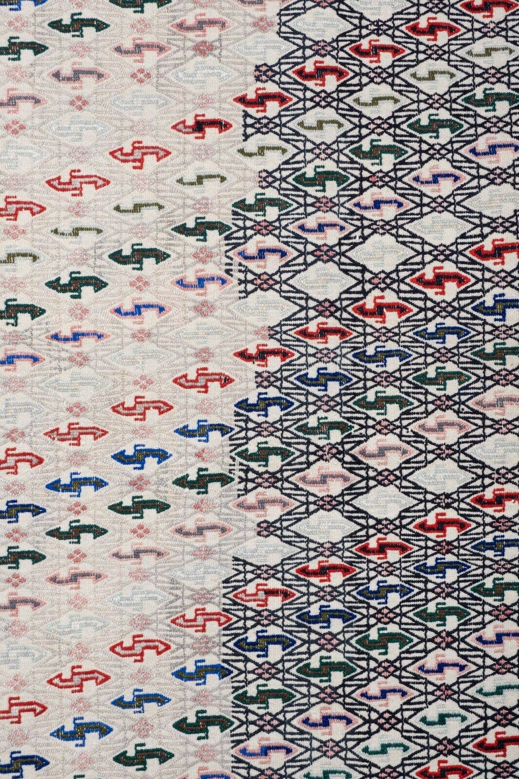 Hand-Embroidered Vintage Textile 5'9'' x 7'10''