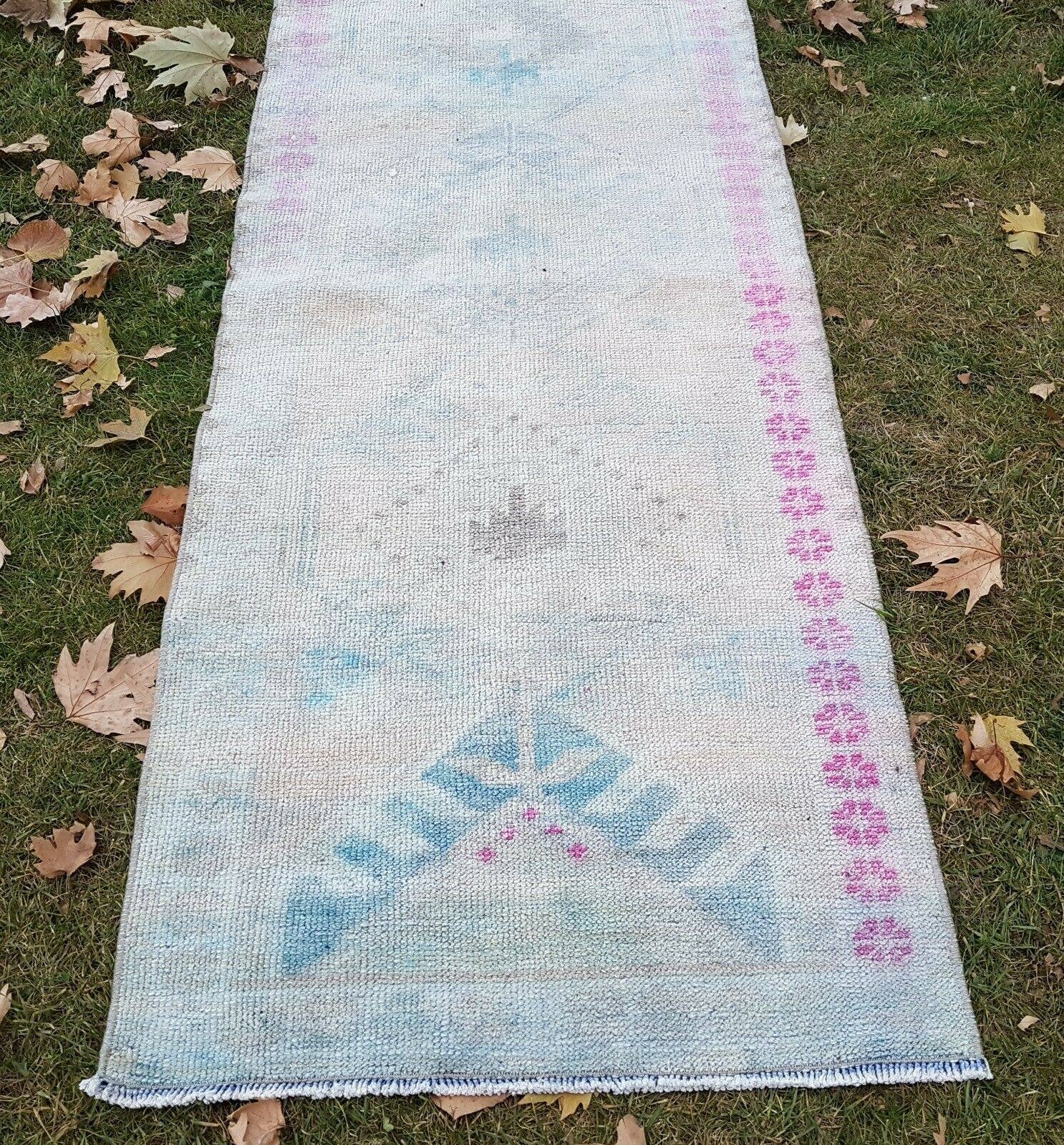 Vintage Herki Runner Rug 2'7'' x 13'1''