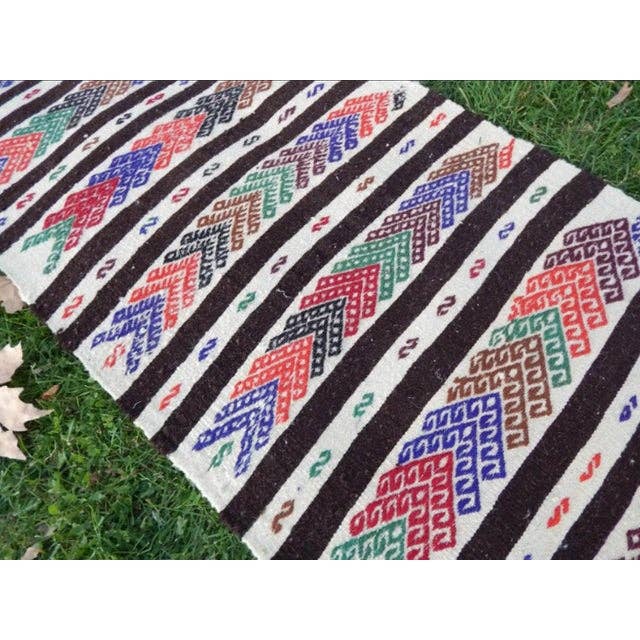 Vintage Turkish Runner Rug 2' x 10'11''