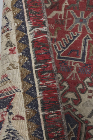 Vintage Turkish Soumac Kilim Rug 2'4'' x 6'4''