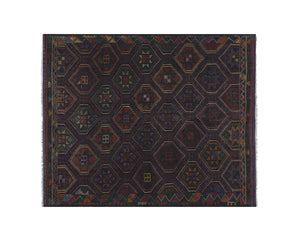 Vintage Turkish Kilim Rug 7'5'' x 9'6''