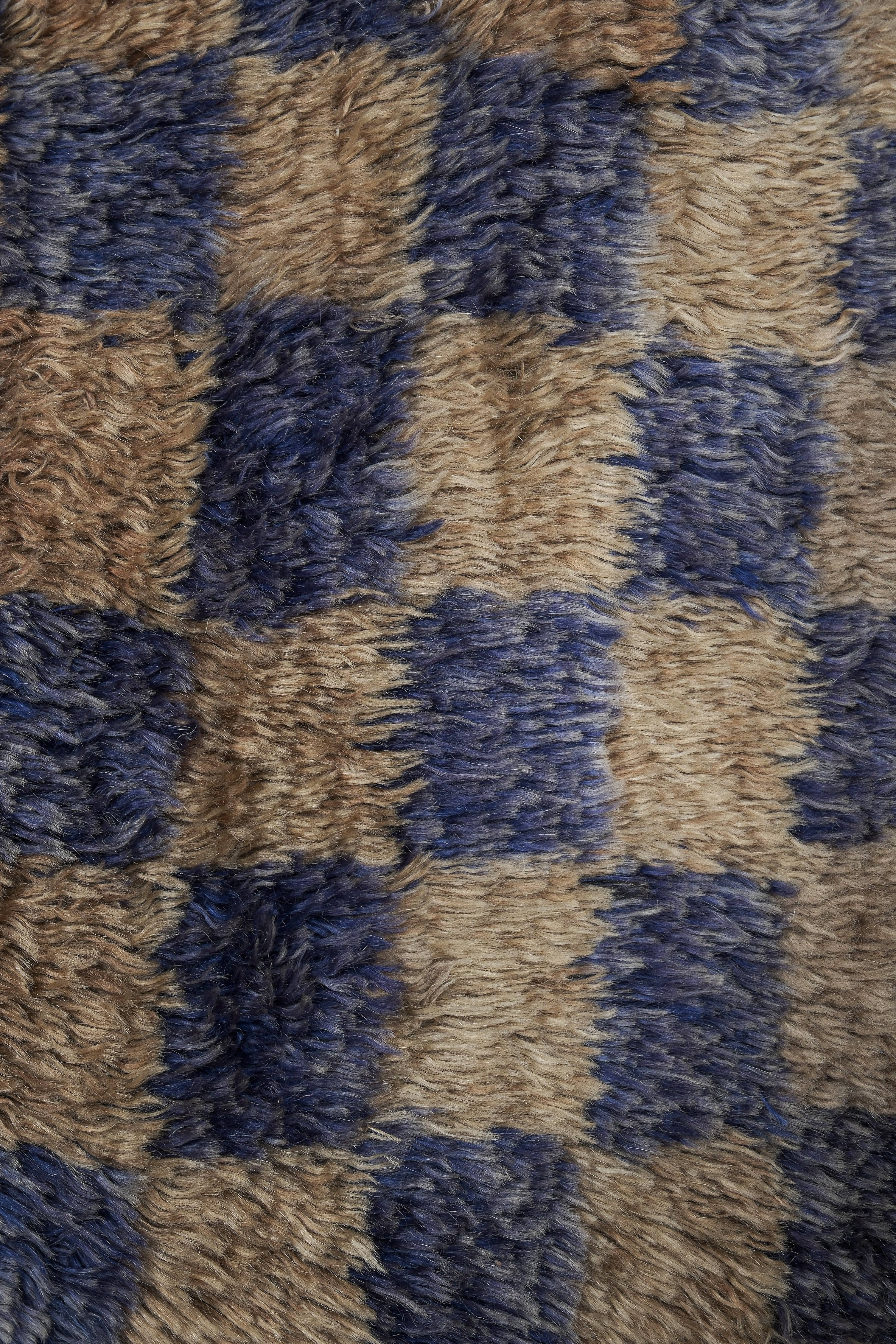 Vintage Turkish Tulu Rug 4'5'' x 5'9''