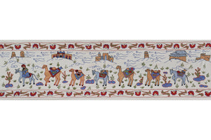 Hand-Embroidered Suzani Table Runner 1'8'' x 6'1''