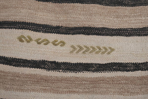 Vintage Turkish Kilim Runner 3'7'' x 9'3''