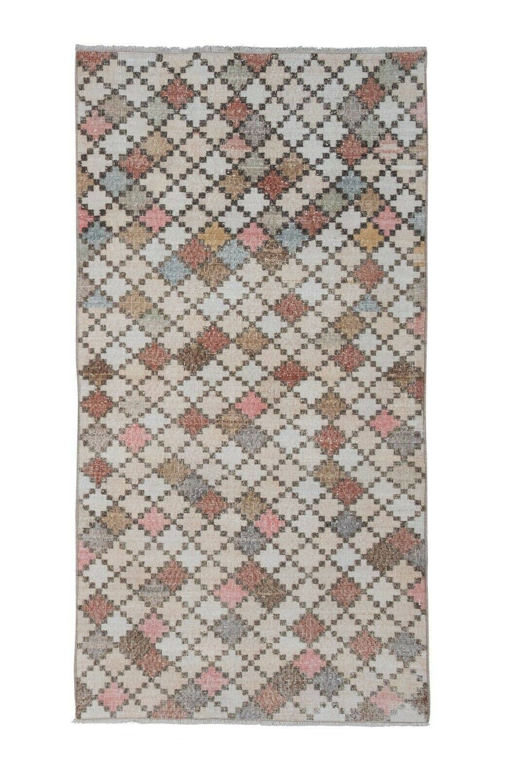 Vintage Turkish Rug Set of 2 | 3'10'' x 6'2''