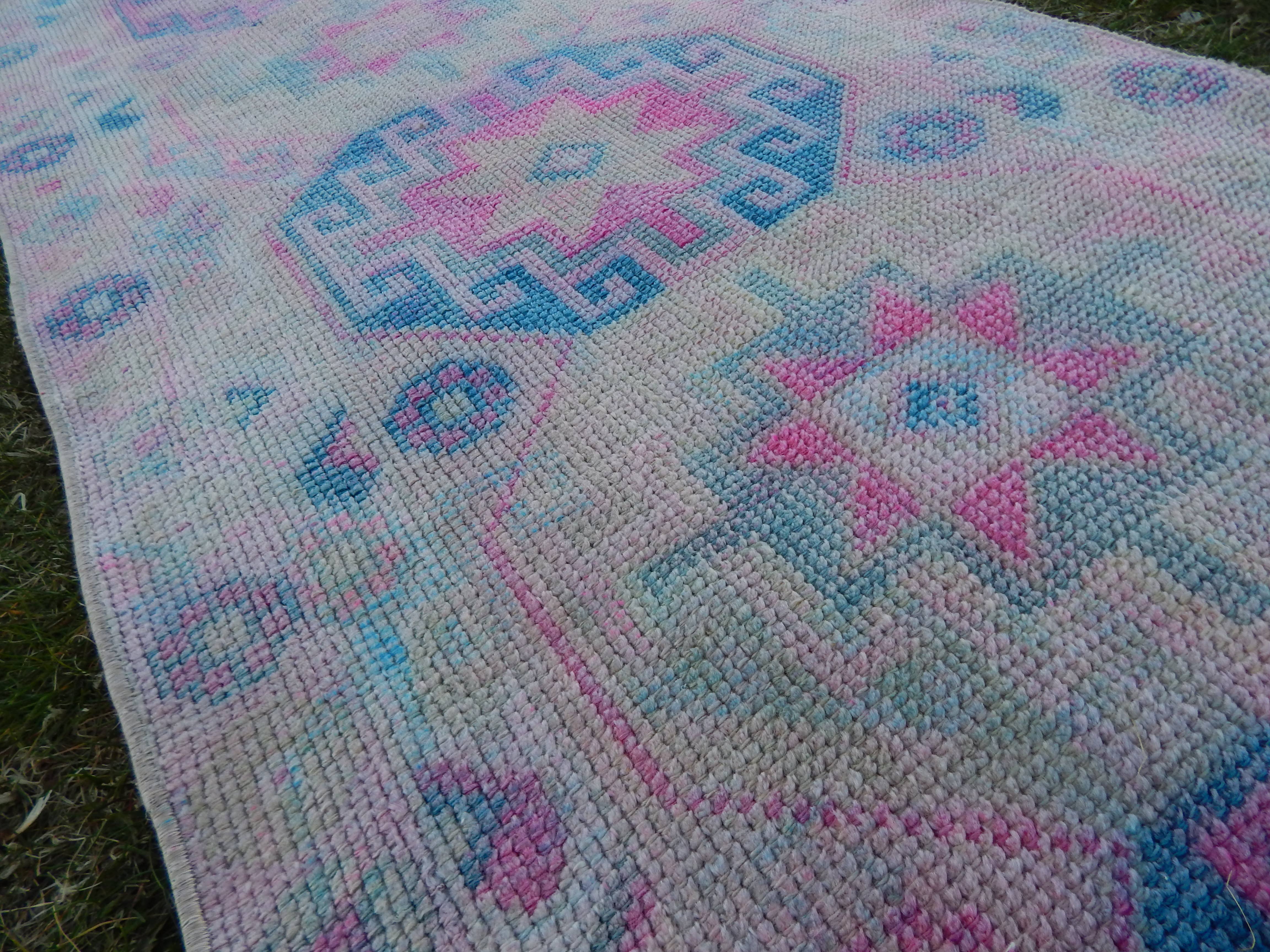 Vintage Herki Runner Rug 2'7'' x 11'11''