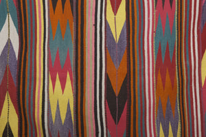 Vintage Turkish Kilim Rug 36'' x 59''