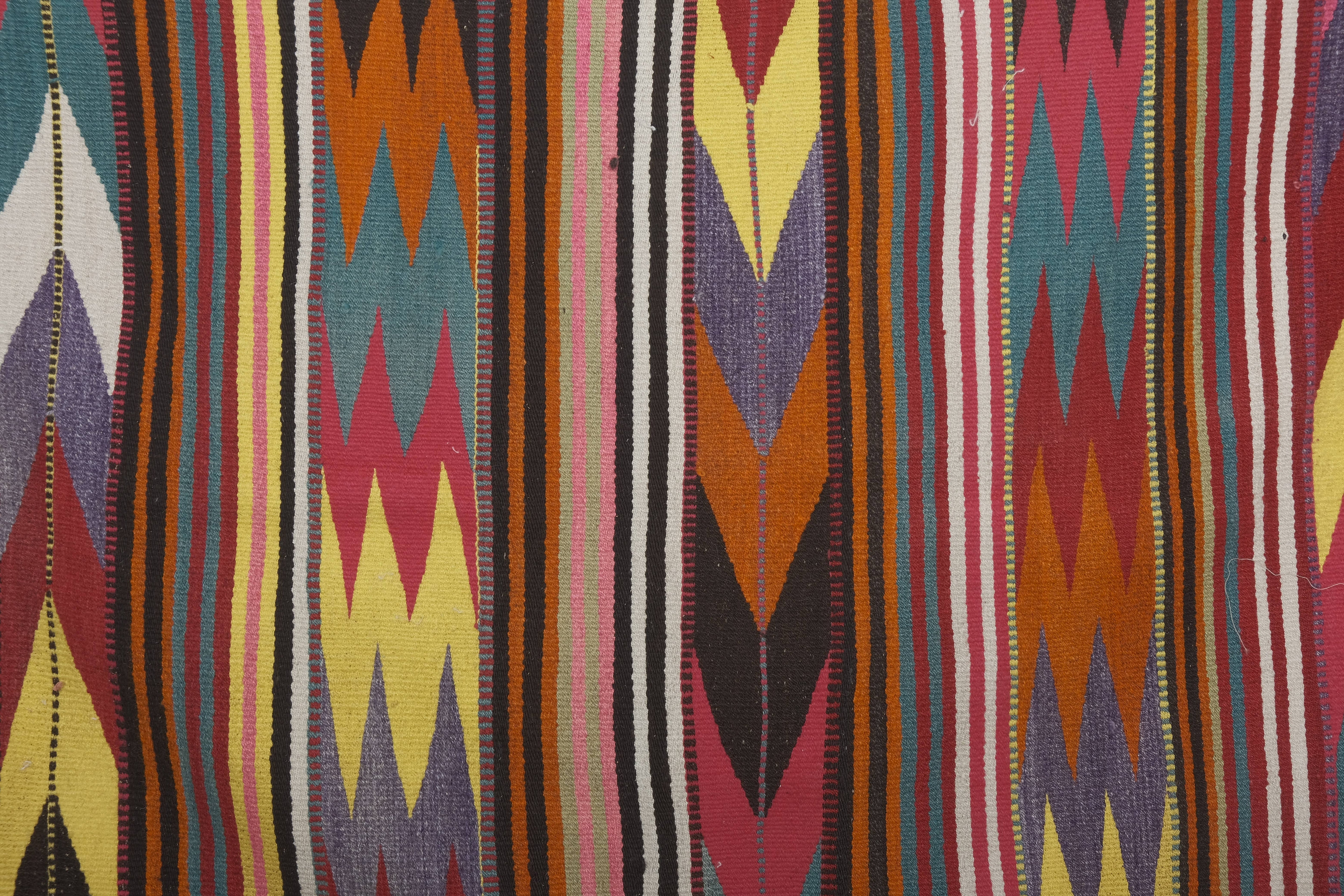 Vintage Turkish Kilim Rug 36'' x 59''